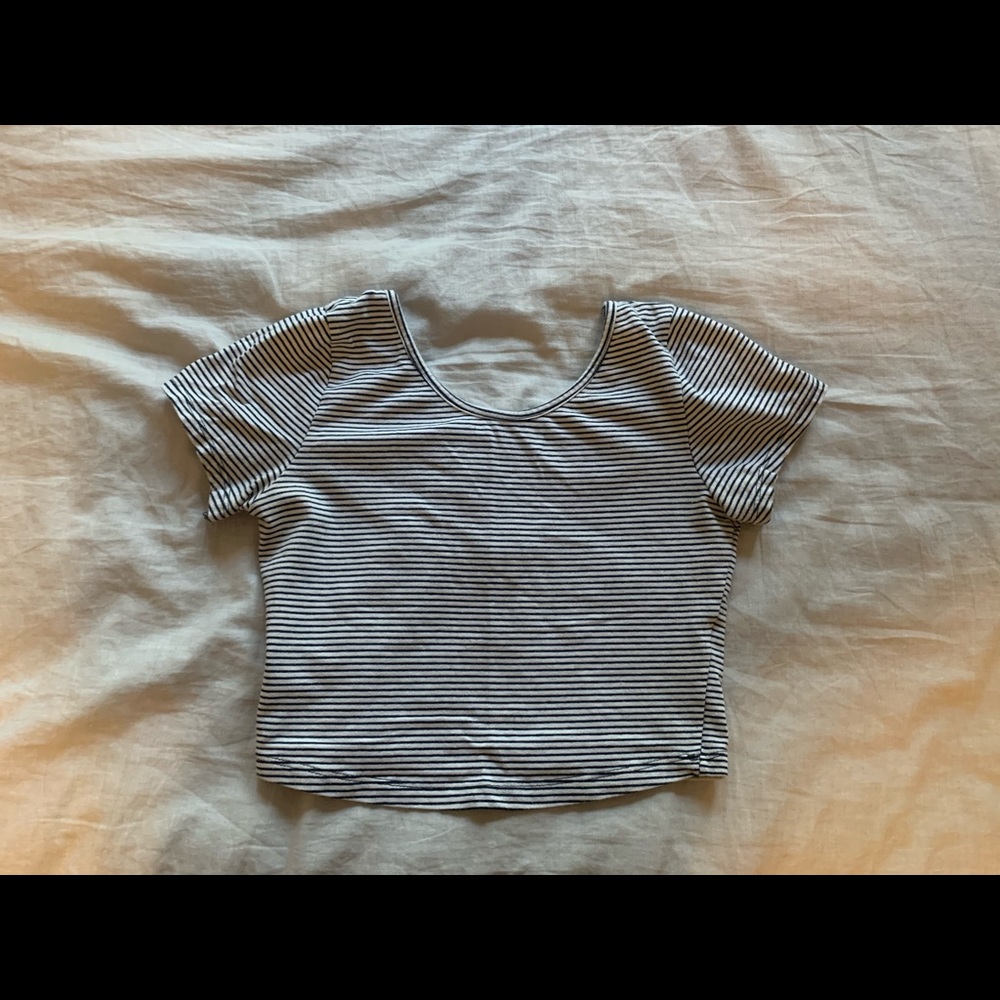 Striped Crop Top from Brandy Melville